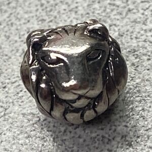 Chamilia Sterling Silver Lion Head Charm Bead 925 Country Farmhouse Animal Lover